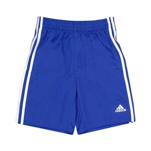 Adidas Kids Royal Blue Athletic Shorts with White Stripes- 5 Years